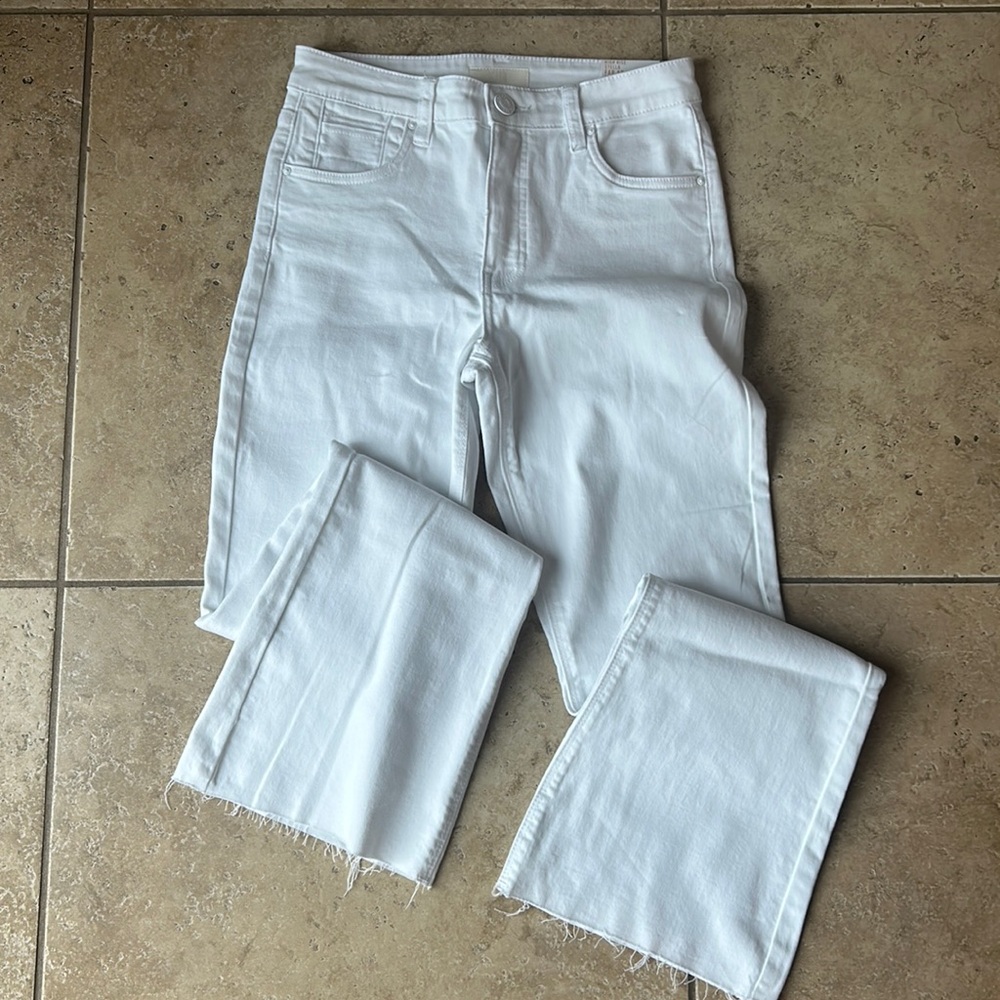 KUT from the Kluth high rise Stella flare white denim *NEW* - Picture 4 of 4